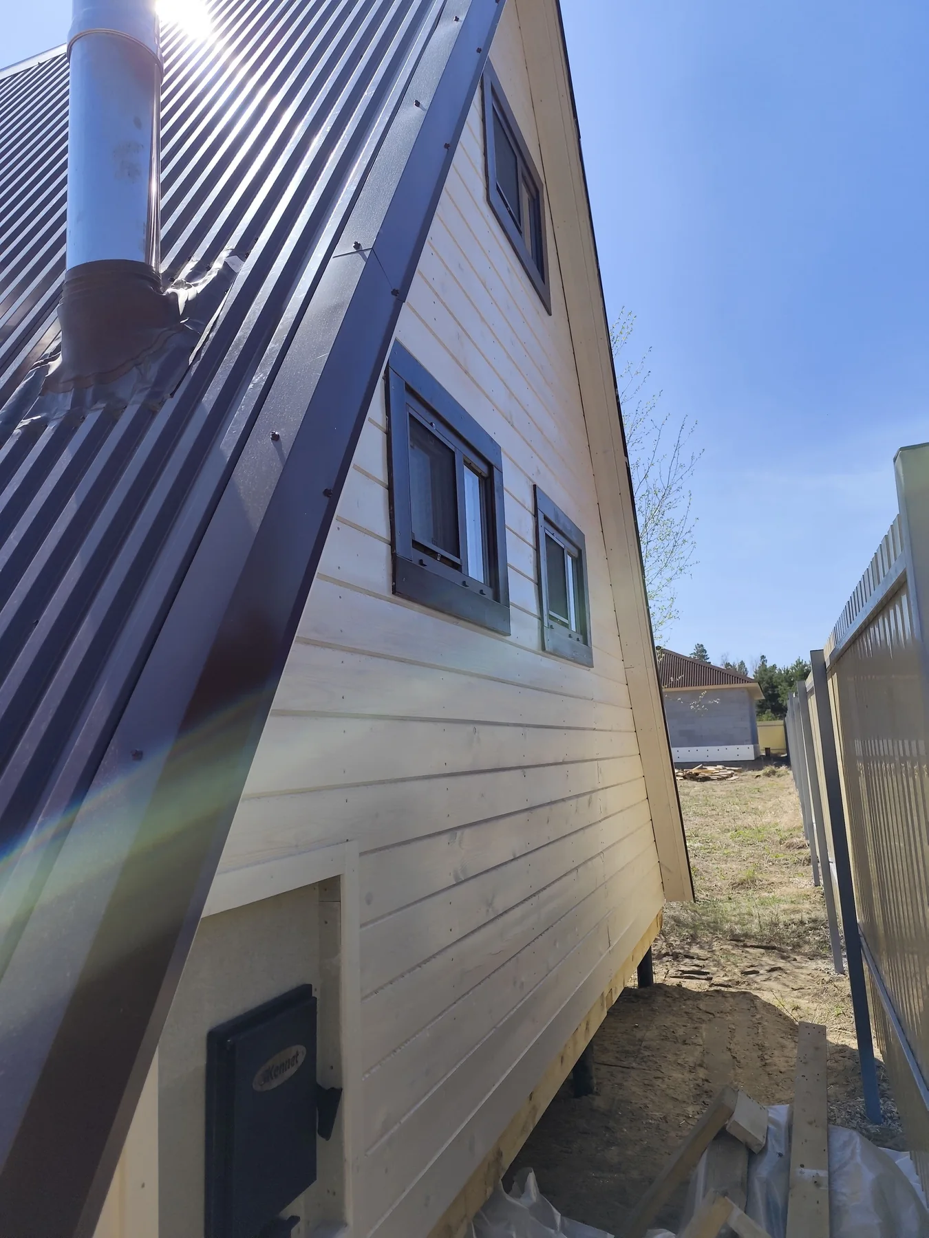Дом / баня A-frame 6×6 — фото 3