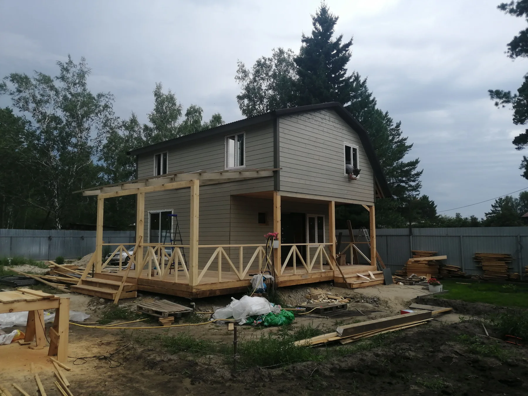 Каркасный дом 6×8 · 2 этажа — House Baikal, Ангарск