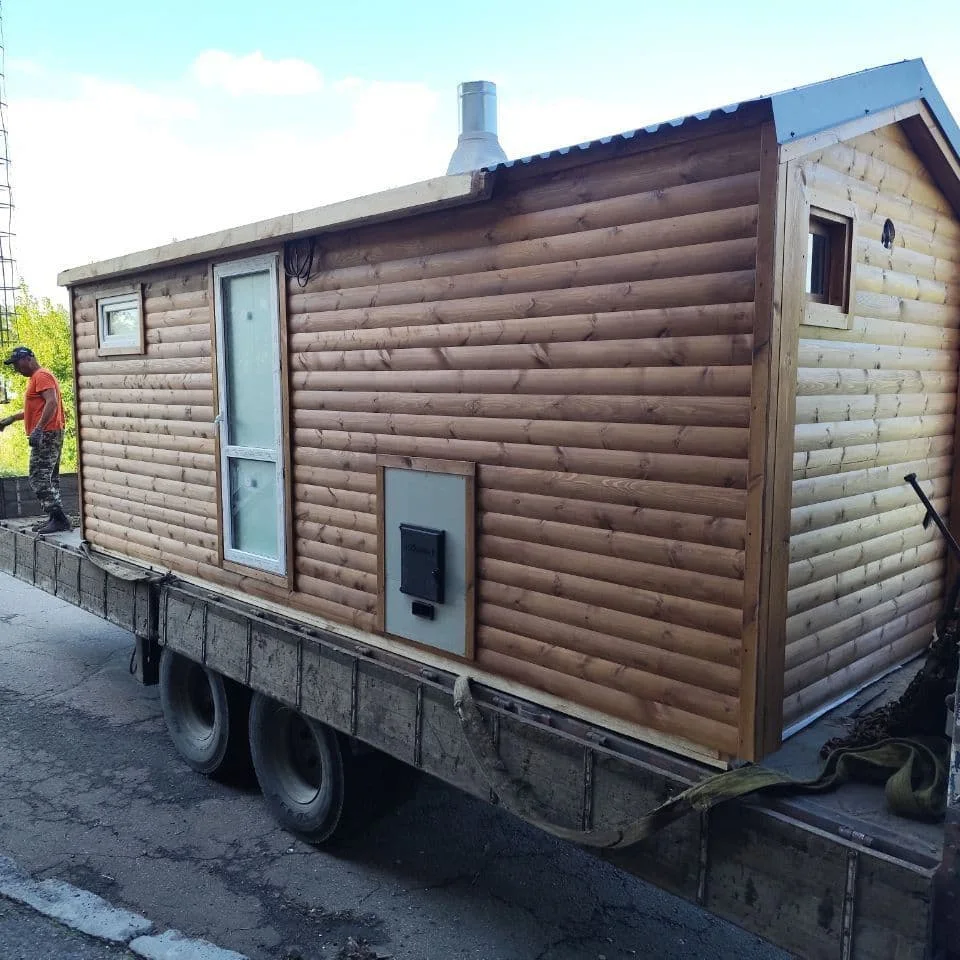 Мобильная баня 2,3×6 «Теремок» — House Baikal, Ангарск